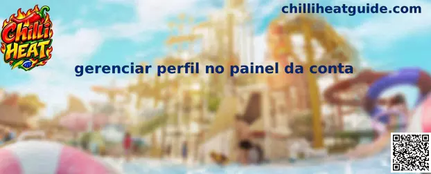 Gerenciar Perfil no Painel da Conta