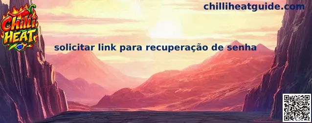 Solicitar link para recuperação de senha Chilli Heat