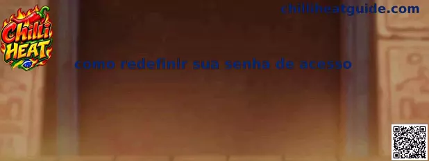 Como redefinir senha